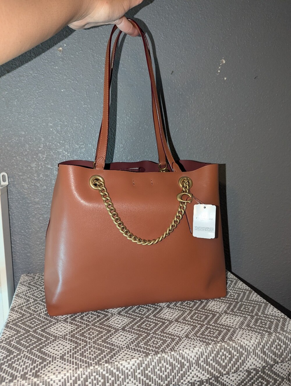 Nwt Coach Chain Tote